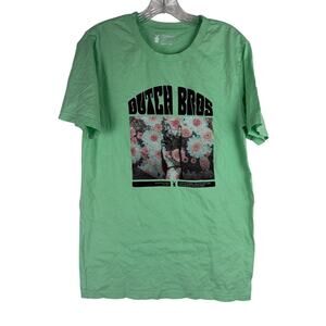 Dutch Bros T-Shirt Unisex Medium Green Short Sleeve Top Coffee